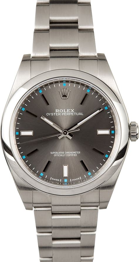 rolex rhodium grey oyster perpetual|Rolex Oyster Perpetual discontinued.